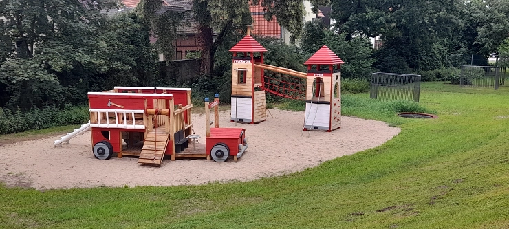Krähengraben Themenspielplatz Feuerwehr&nbsp;&copy;&nbsp;Stadt Einbeck