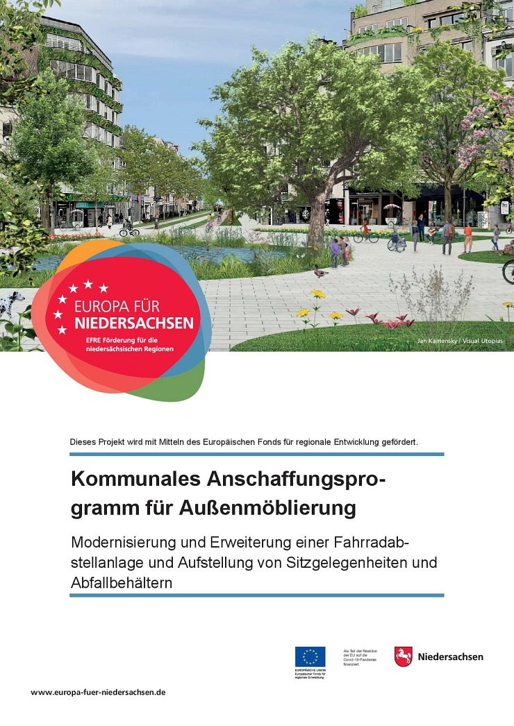 REACT-EU Kommunales Anschaffungsprogramm für Außenmöblierung REACT-EU Kommunales Anschaffungsprogramm für Außenmöblierung © Stadt Einbeck