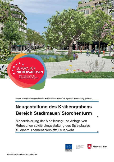 REAKT-EU Plakat Neugestaltung Krähengraben&nbsp;&copy;&nbsp;Stadt Einbeck