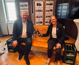 Übergabe Bank der Freundschaft, ©Stadt Einbeck